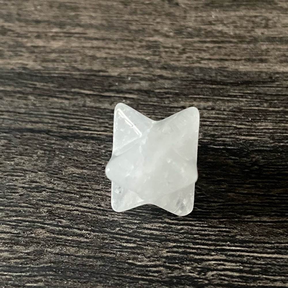 Quartz Crystal Merkaba Carving